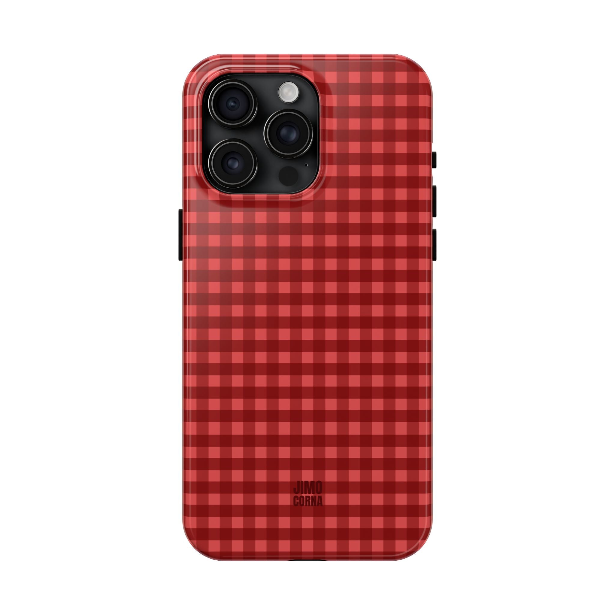 Farm Gingham iPhone Case | Red