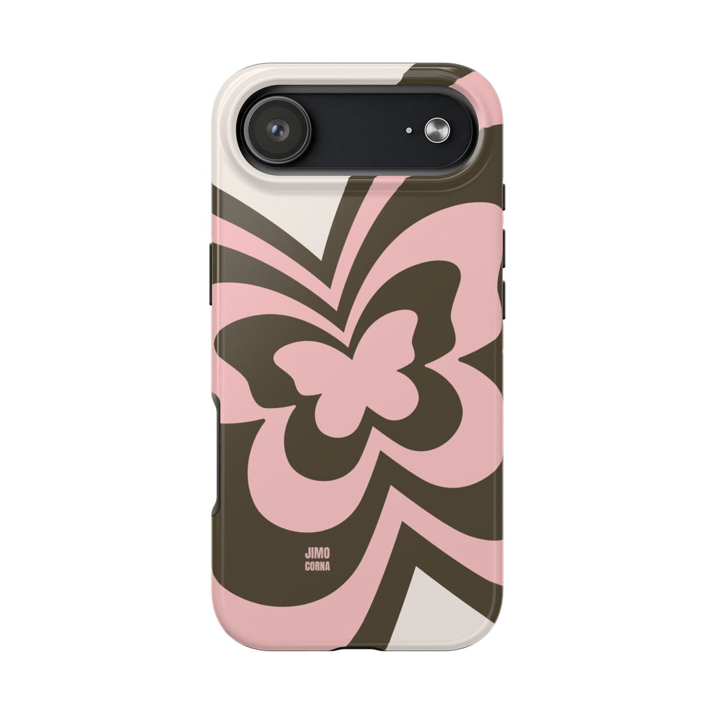 Pink Retro Butterfly