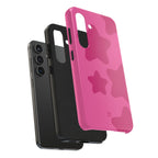 Hot Pink Bold Stars