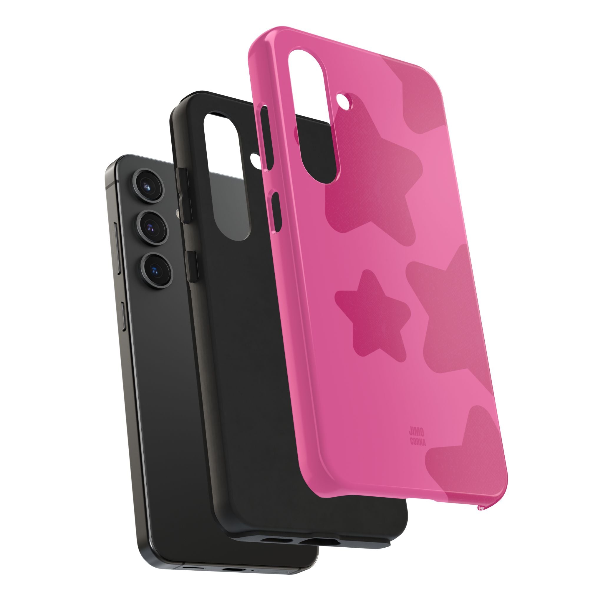 Hot Pink Bold Stars