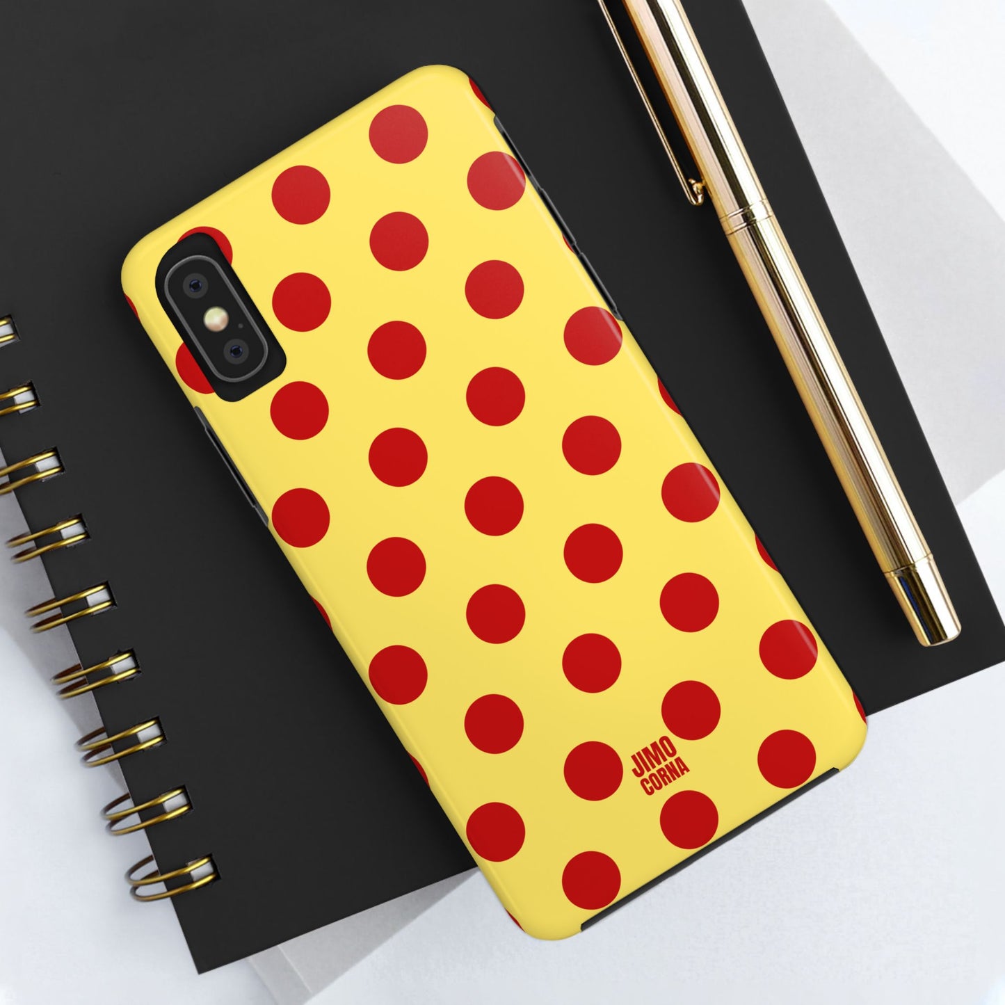 Big Polka Dot | Yellow and Red