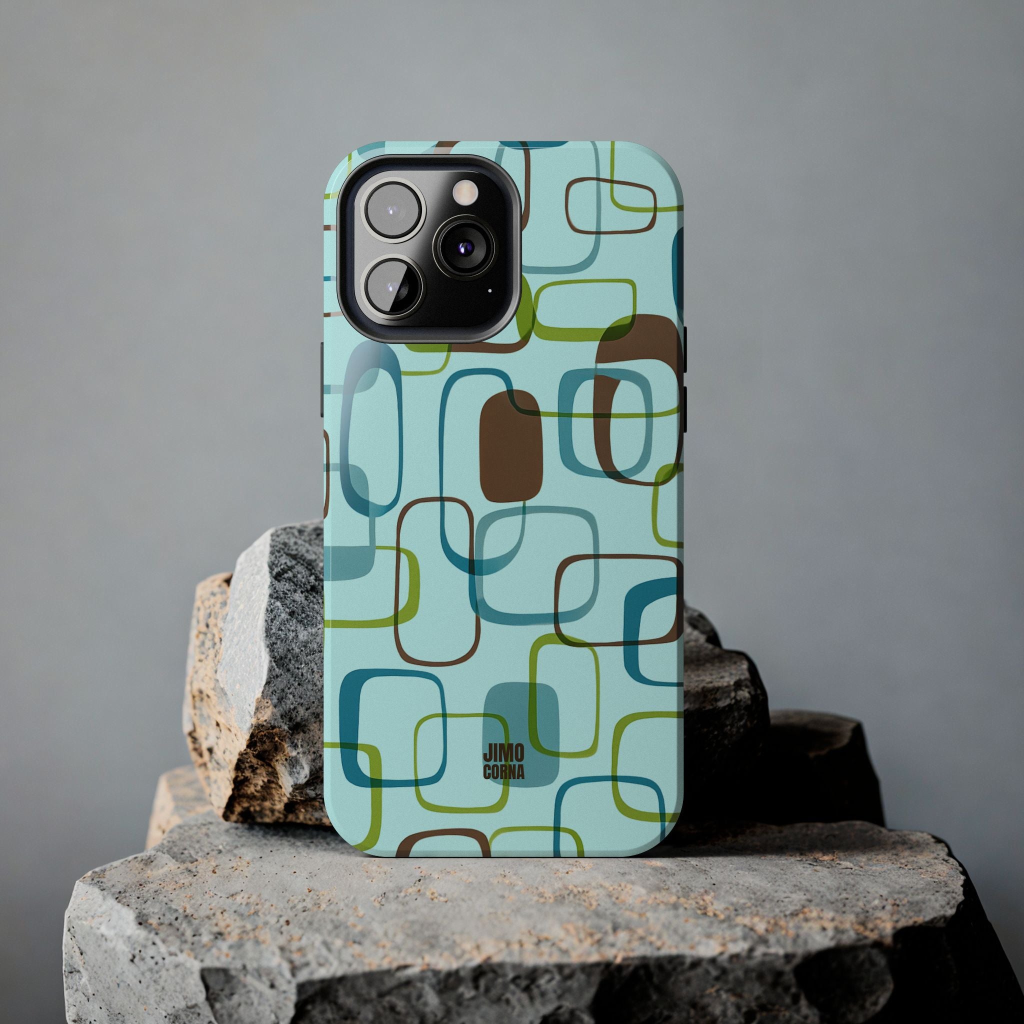 Coast Blocks iPhone Case | Mint