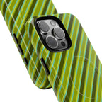 Angelina Stripes | Olive - MagSafe iPhone Case