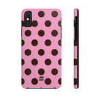 Big Polka Dot | Pink and Black