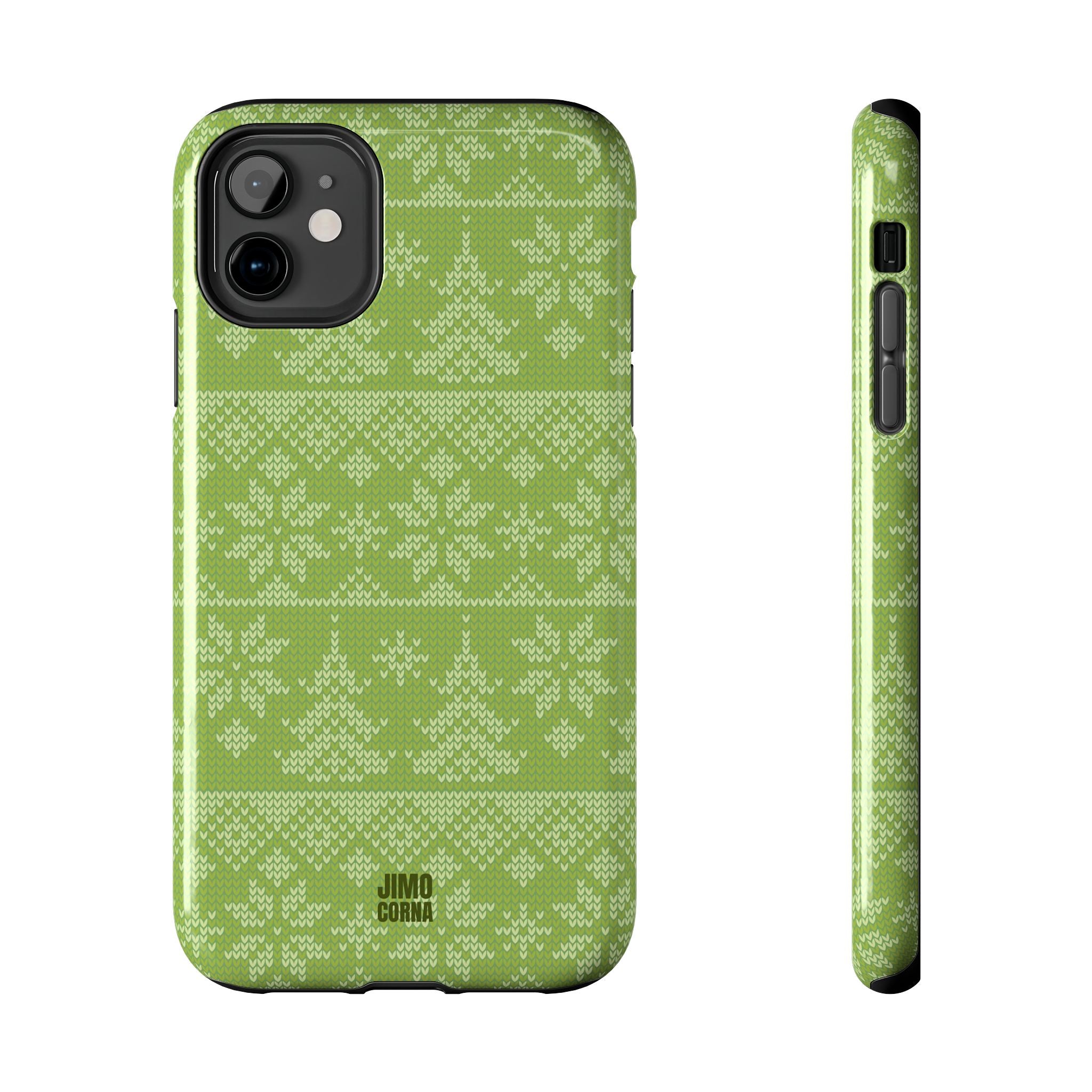 Holiday Knit | Green iPhone Case