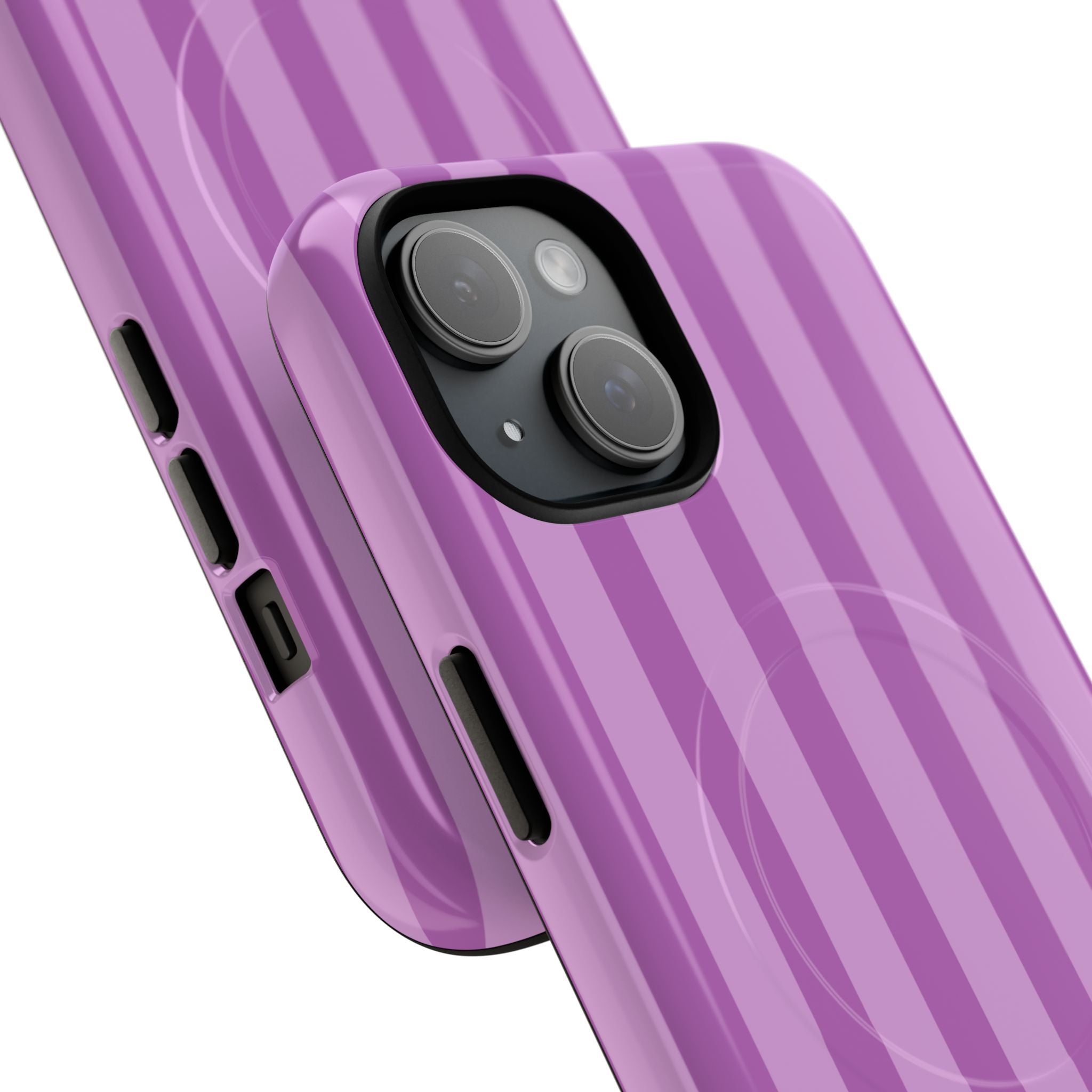 Bold Stripes MagSafe iPhone Case | Plum