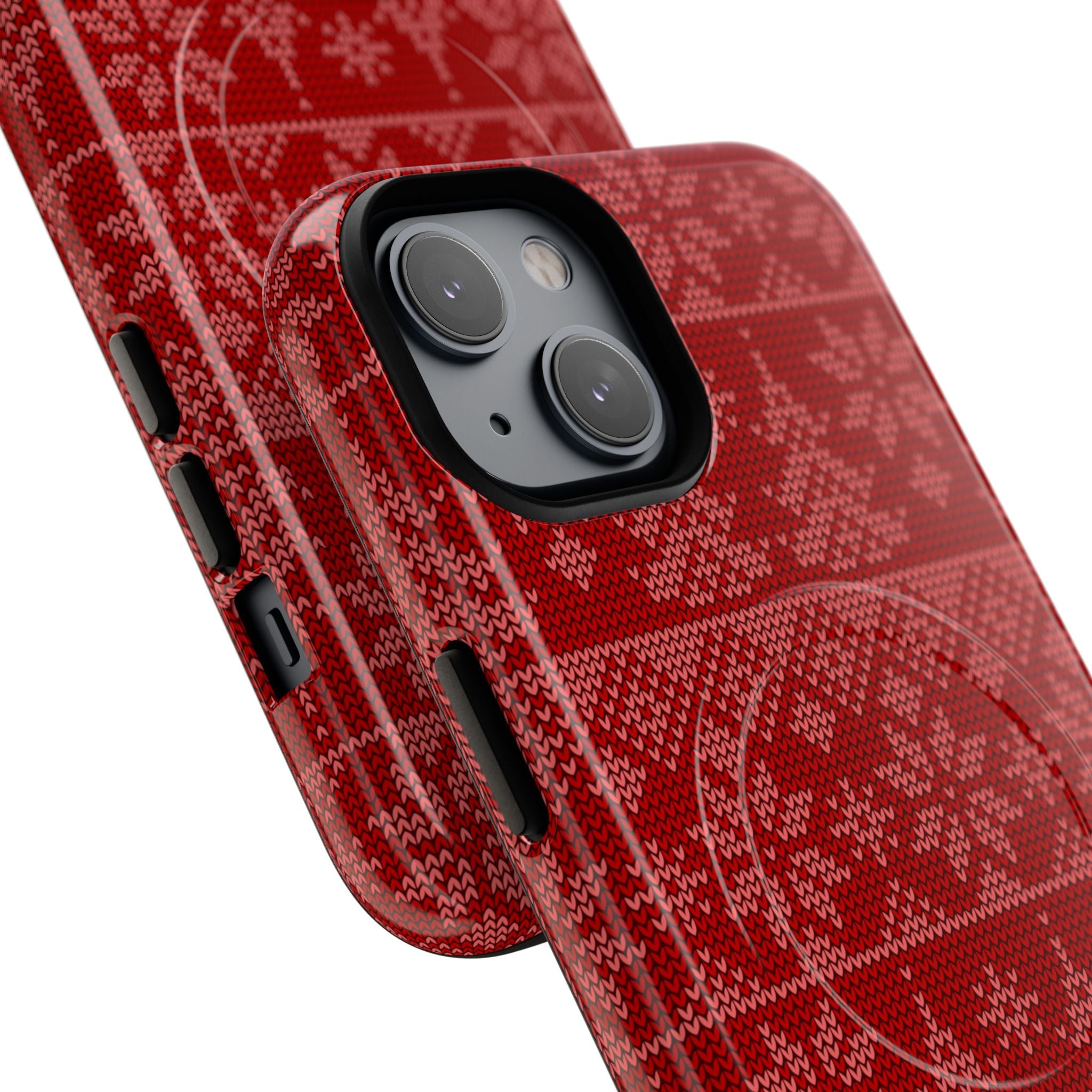 Holiday Knit | Red MagSafe iPhone Case