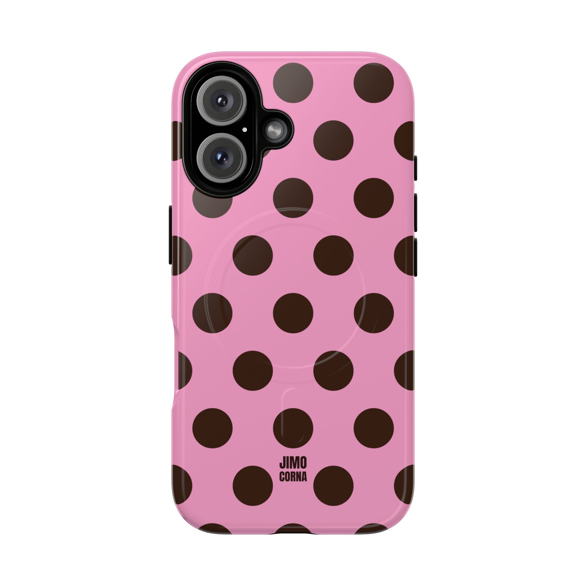 Big Polka Dot | Pink and Black