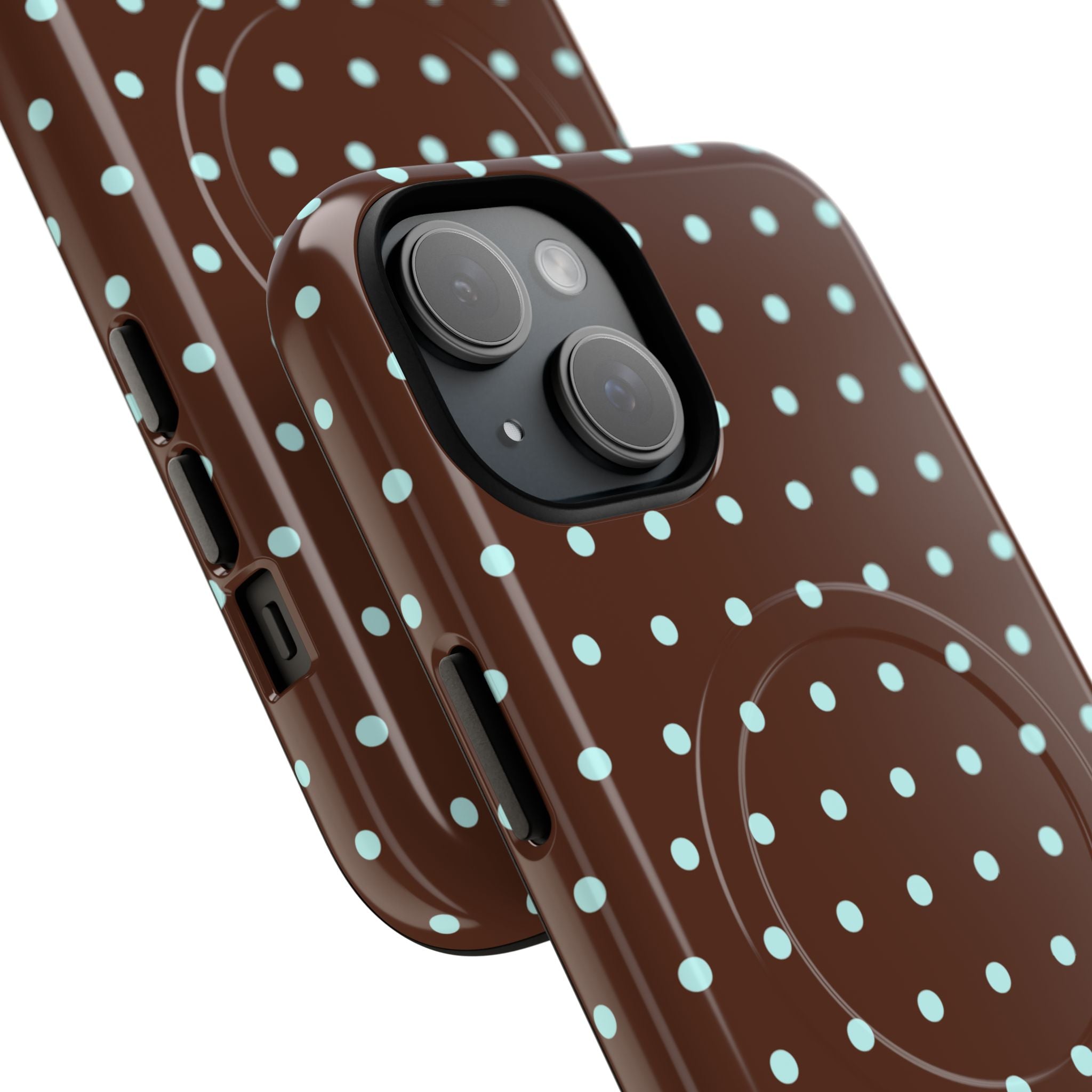 Polka Dot | Brown and Blue