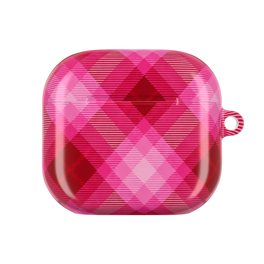 Pink Picnic Plaid AirPods Case