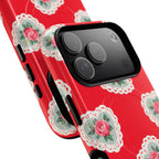Rosy Lace MagSafe iPhone Case