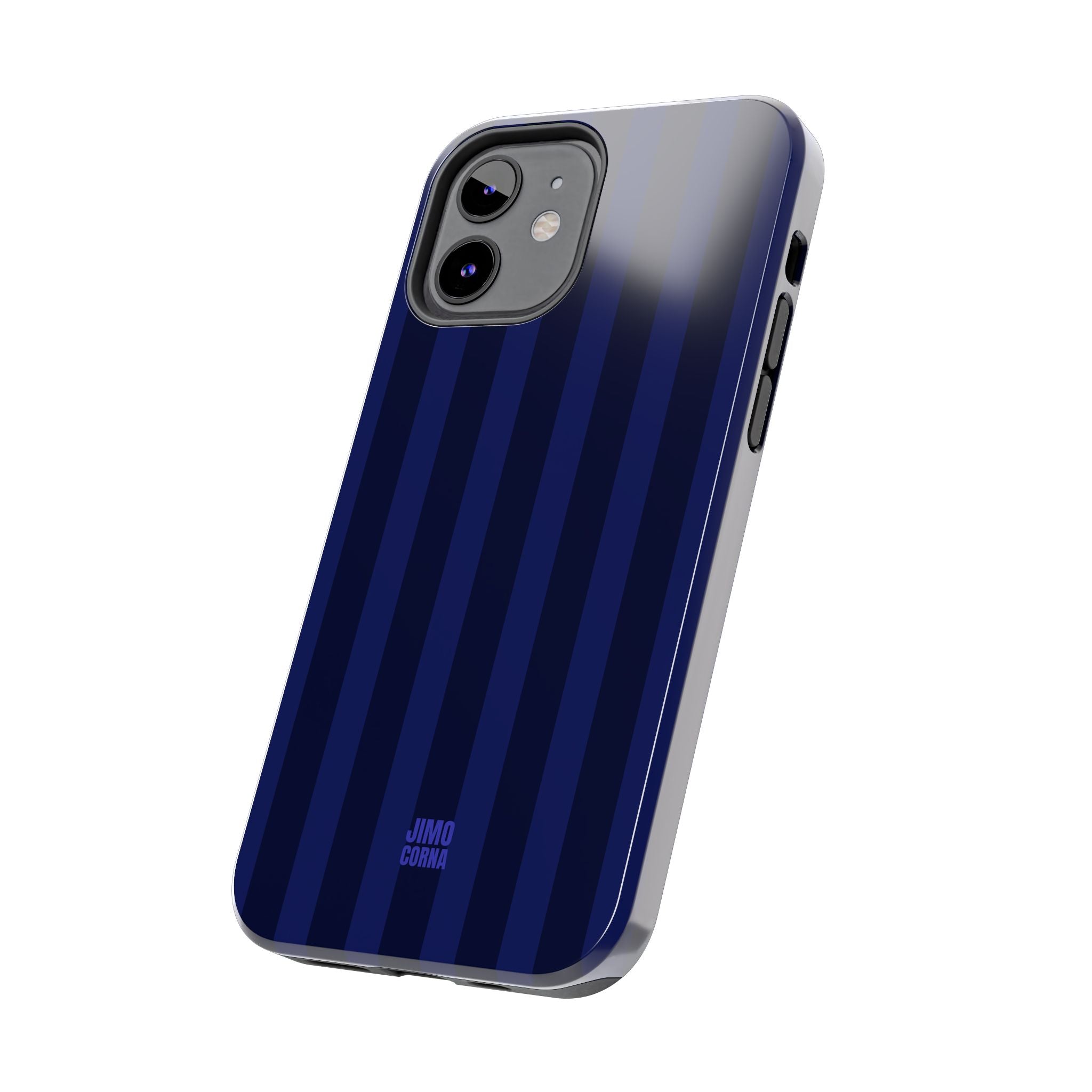Bold Stripes iPhone Case | Navy Blue