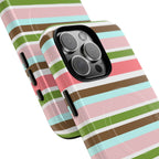 Sweet Candy Stripes MagSafe iPhone Case