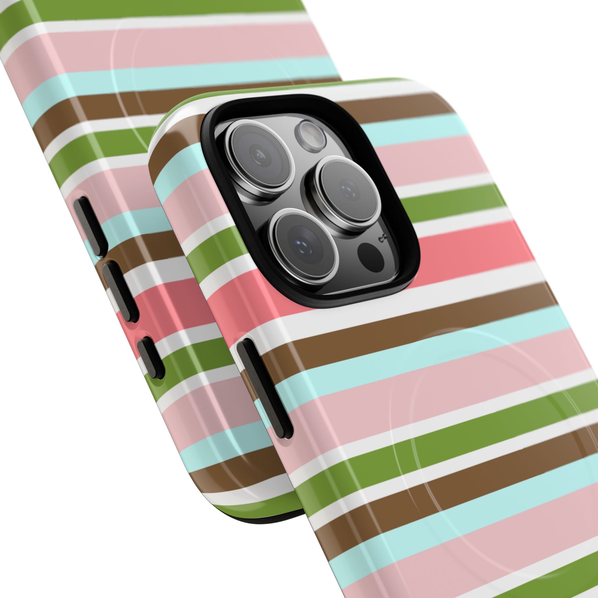 Sweet Candy Stripes MagSafe iPhone Case