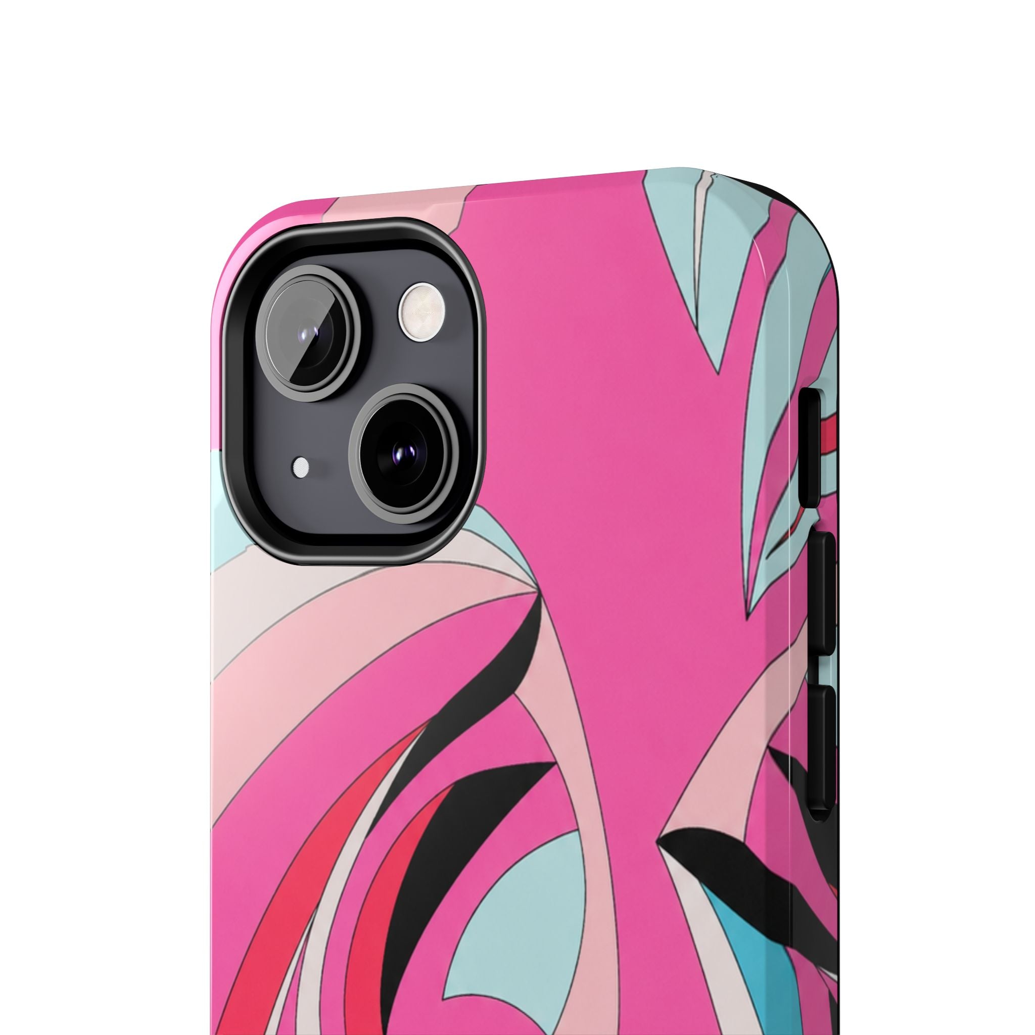 Pink Tropic Swirl iPhone Case