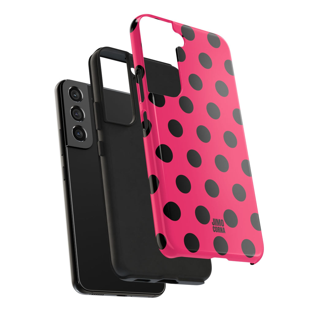 Big Polka Dot | Hot Pink and Black