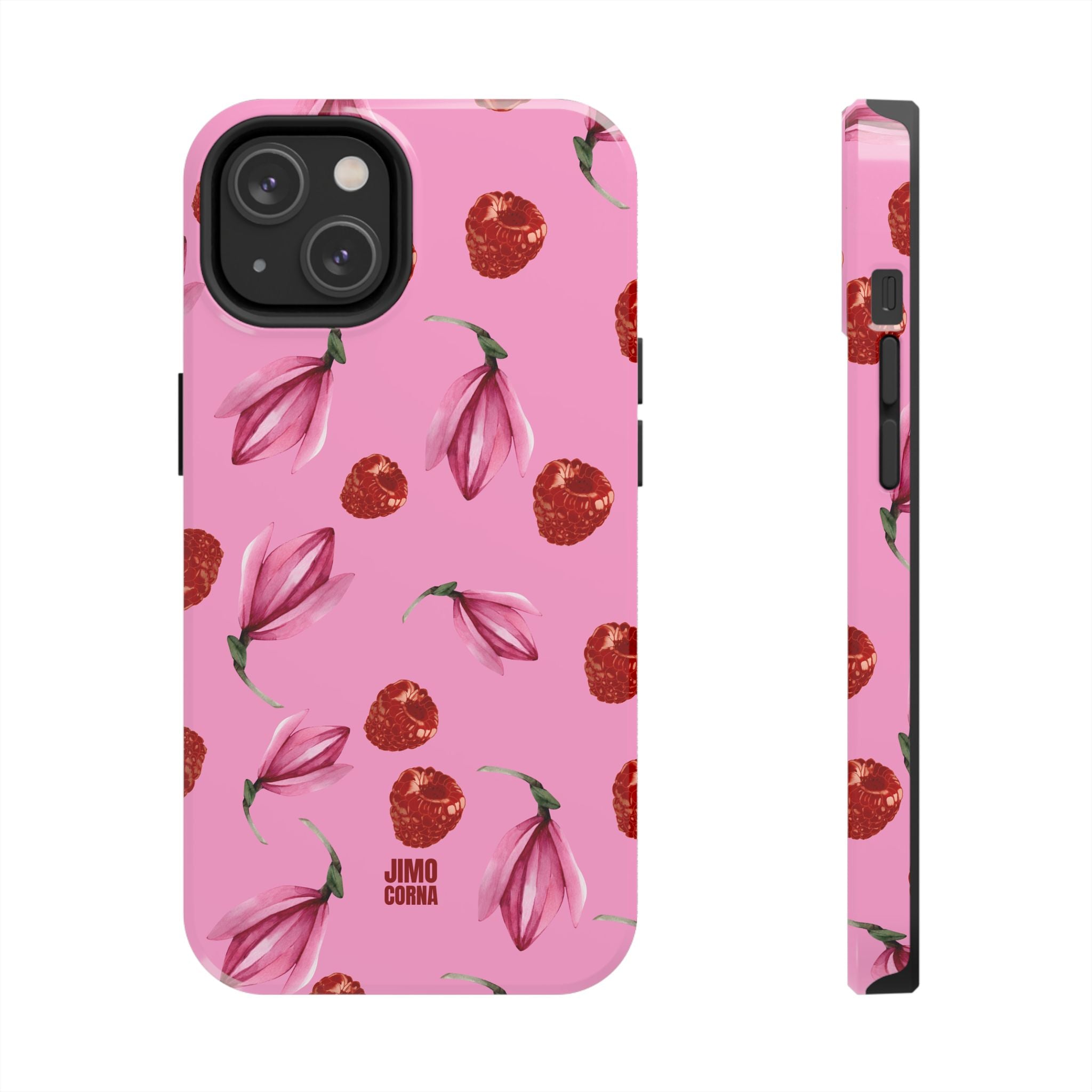 Raspberries and Flowers