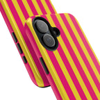 Pink and Yellow Bold Stripes