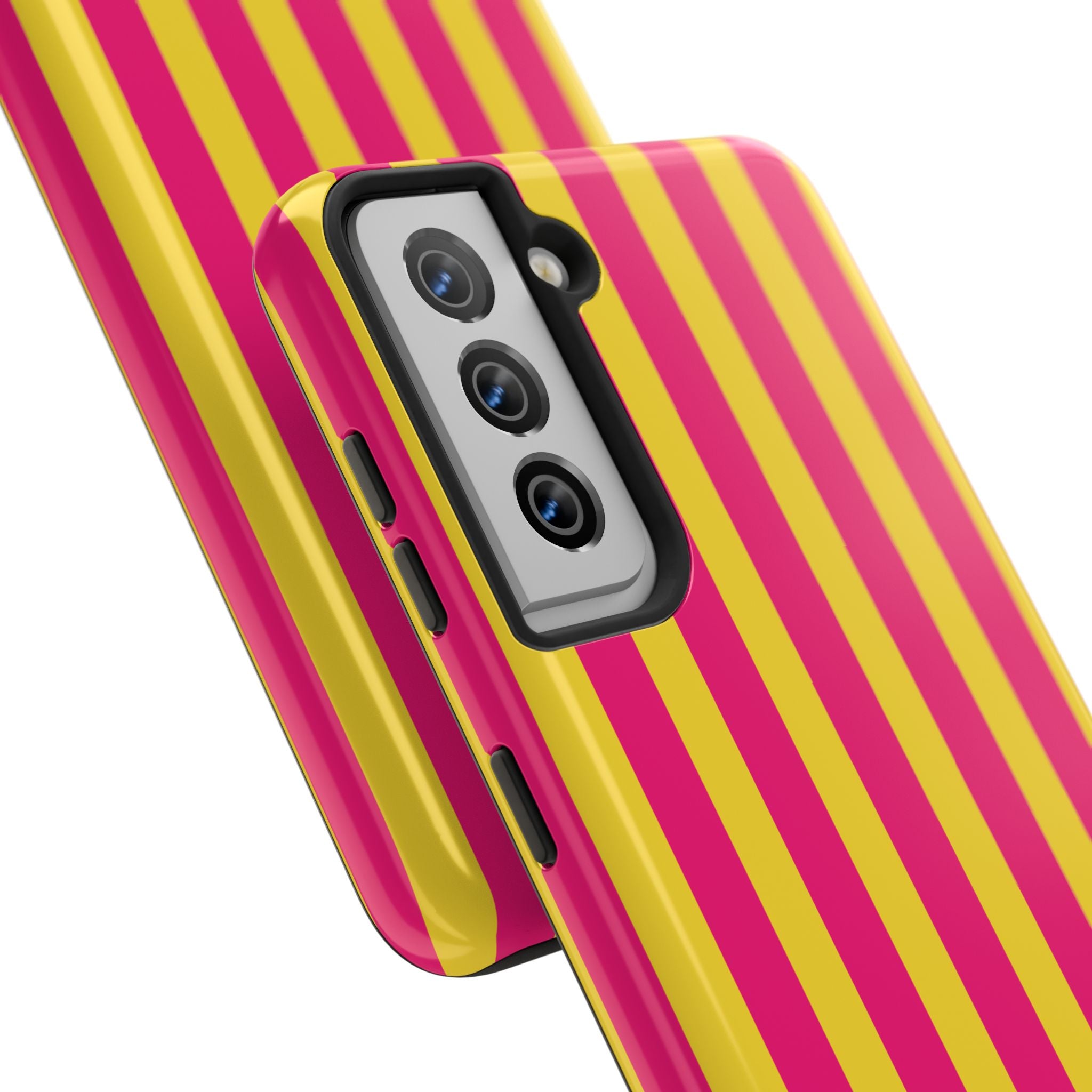 Pink and Yellow Bold Stripes