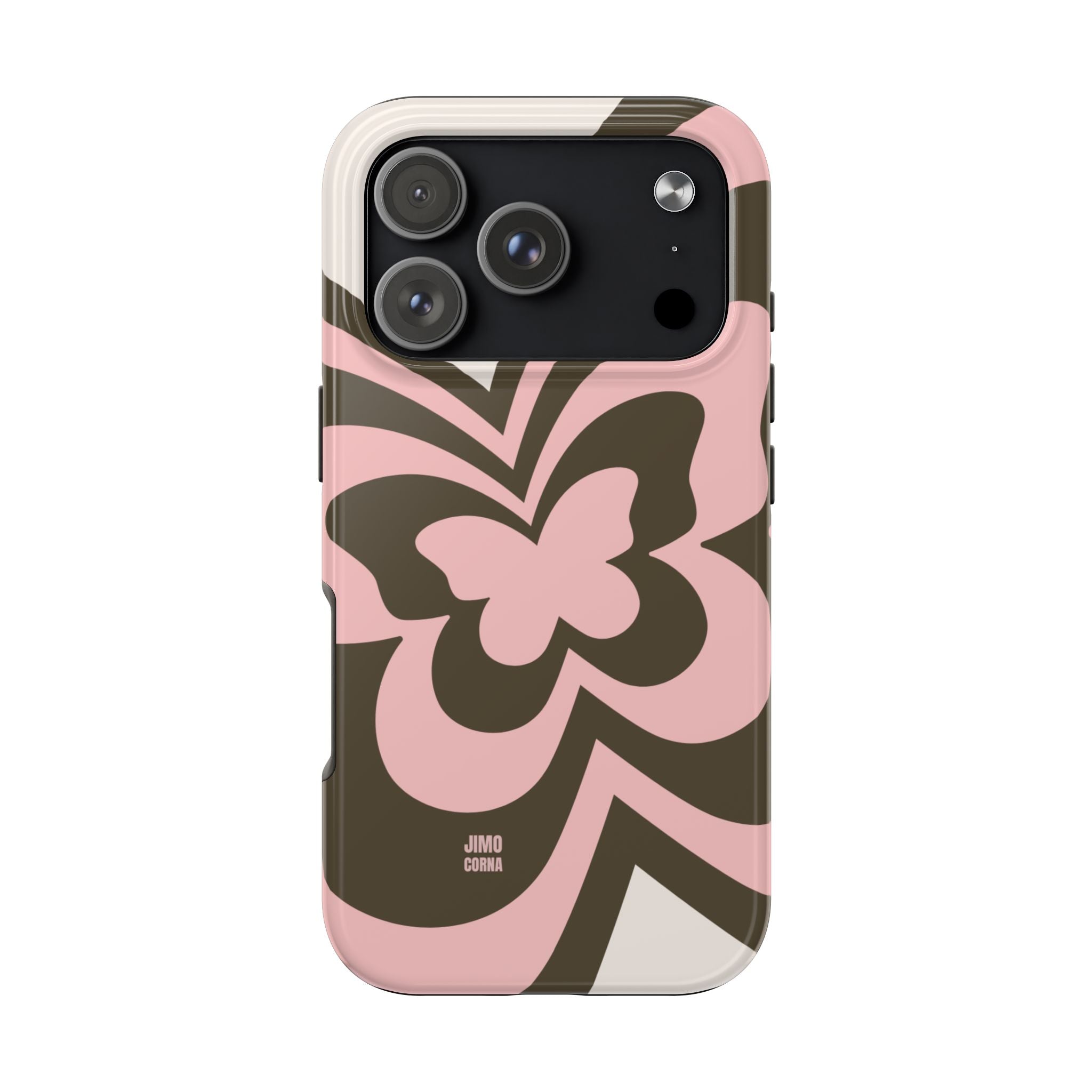 Pink Retro Butterfly