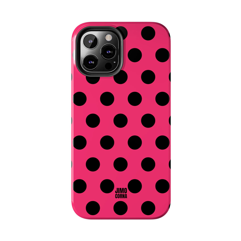 Big Polka Dot | Hot Pink and Black