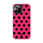 Big Polka Dot | Hot Pink and Black