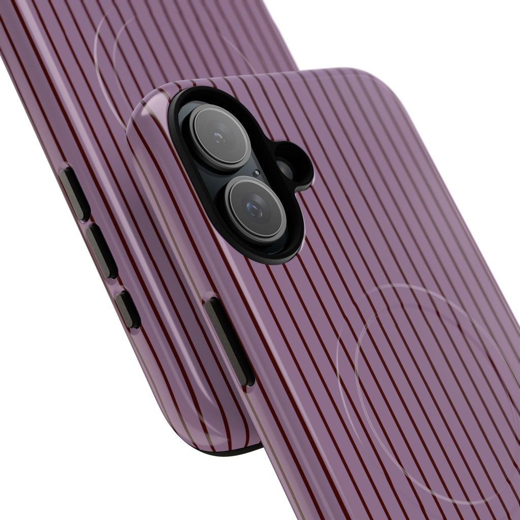 Plum Berry Soft Stripes