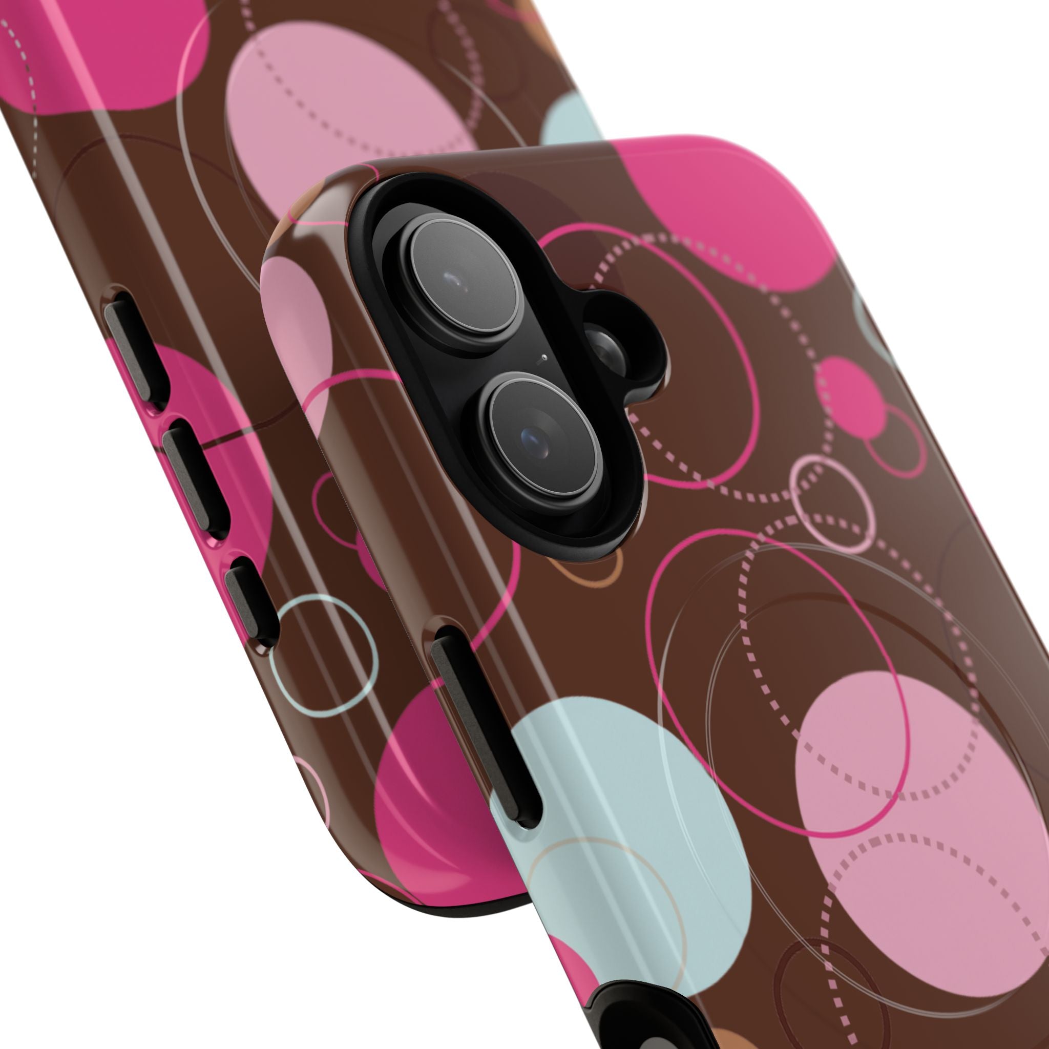 Spiral Pop MagSafe iPhone Case | Brown