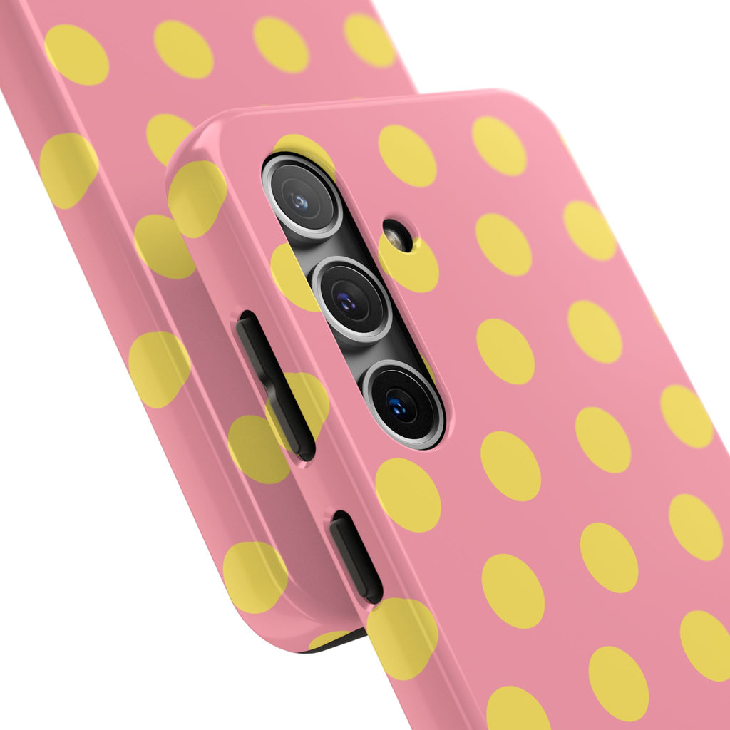 Big Polka Dot | Pink and Yellow