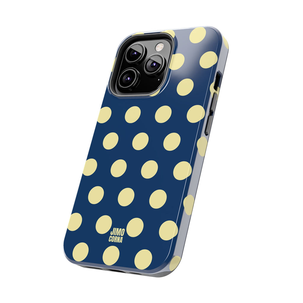 Big Polka Dot | Blue and Cream