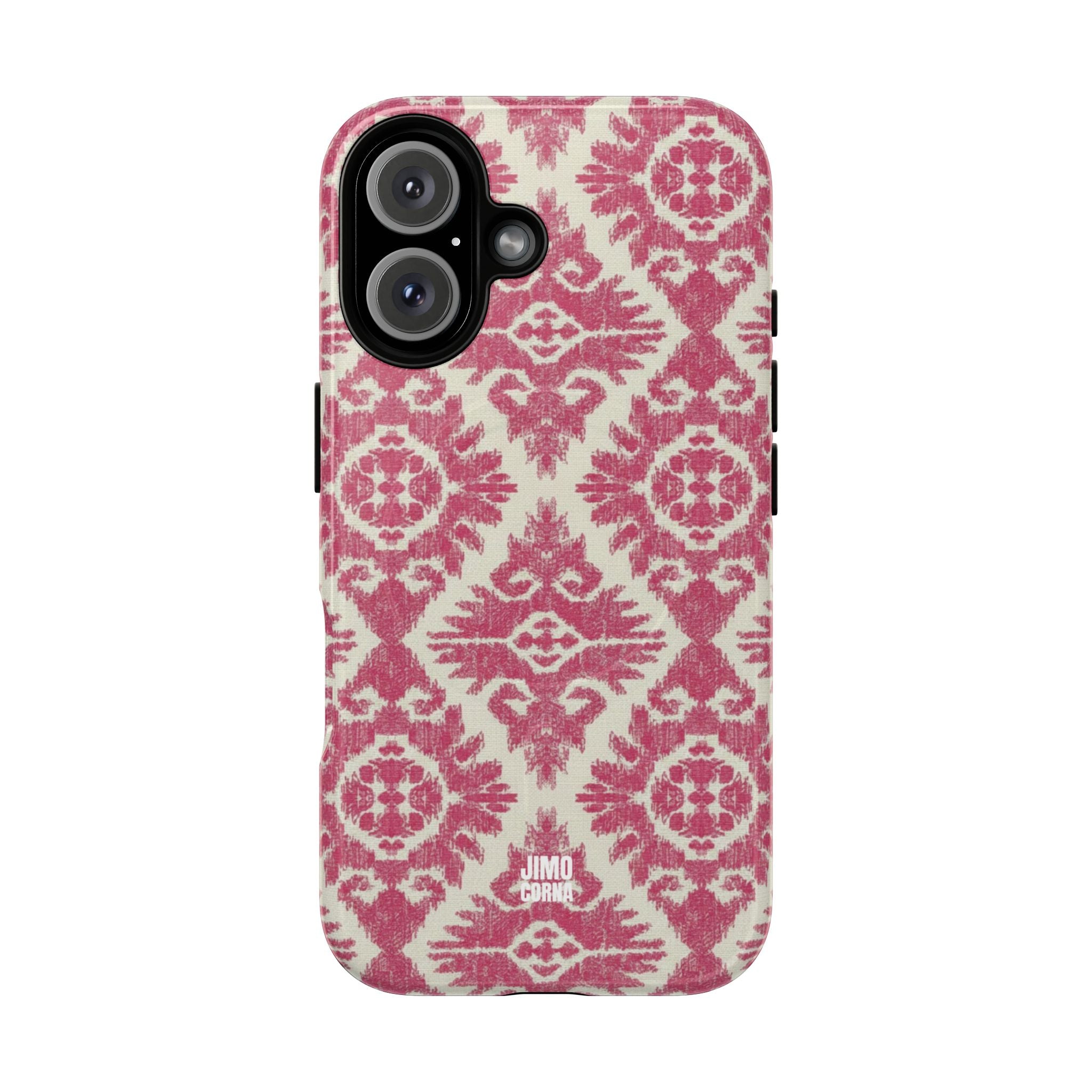 Damask MagSafe iPhone Case | Pink