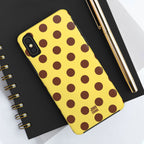 Big Polka Dot | Yellow and Brown