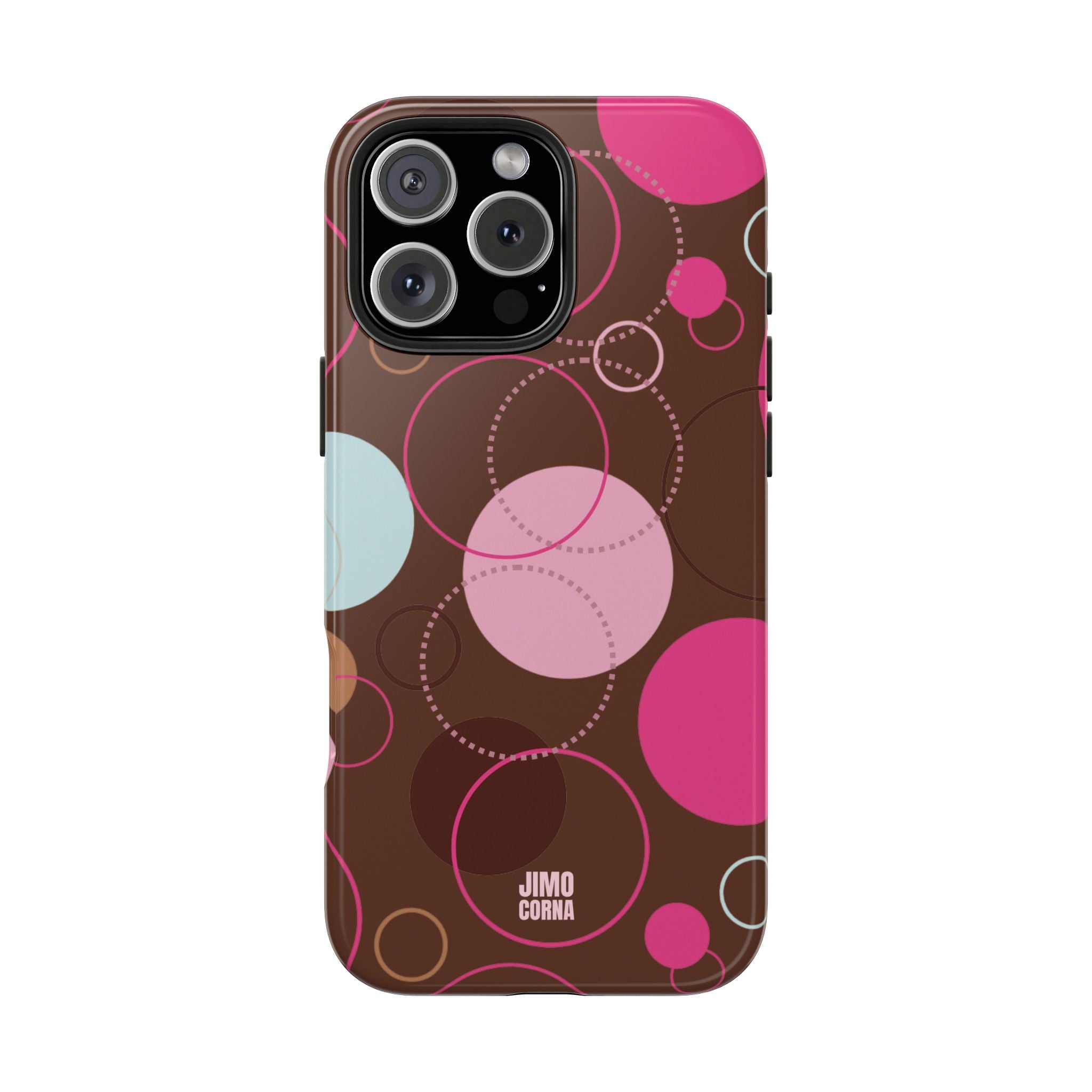 Spiral Pop iPhone Case | Brown