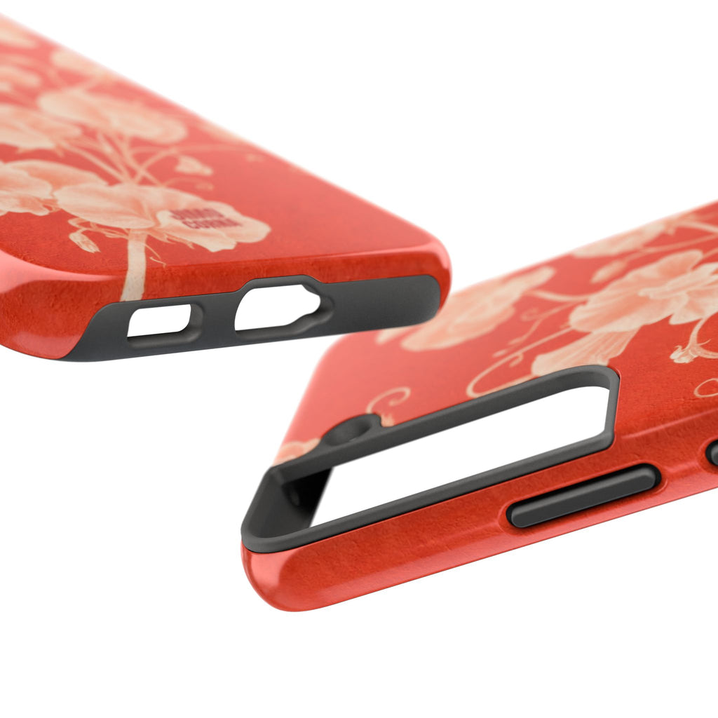 Red Flora Samsung Galaxy Case