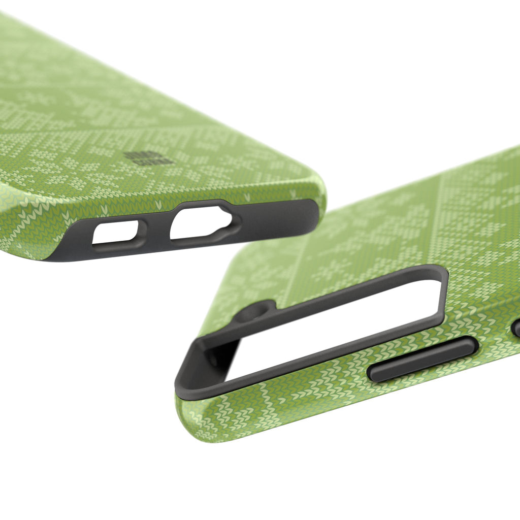 Holiday Knit | Green Samsung Galaxy Case