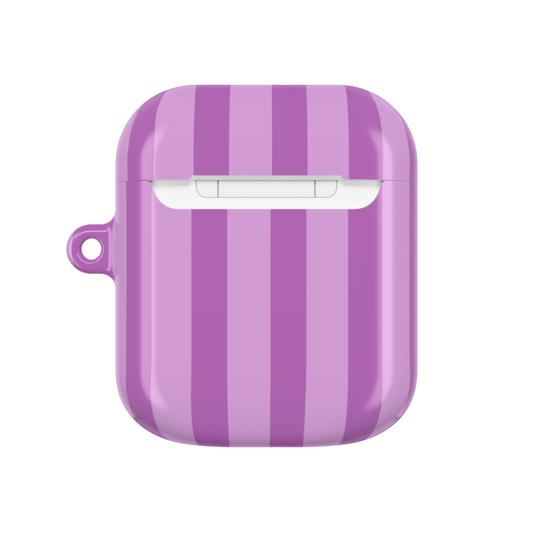 Bold Stripes AirPods Case | Plum