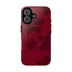 Cherry Red Bold Stars
