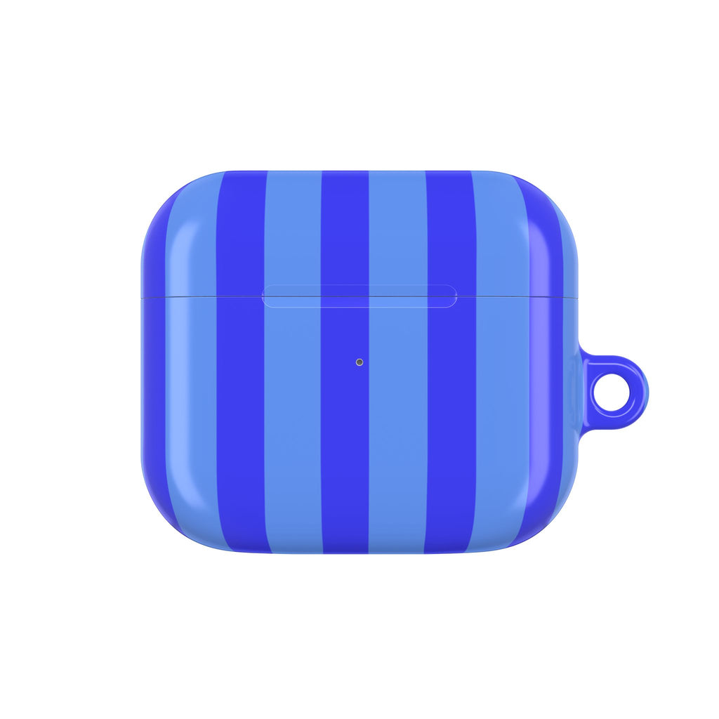 Blueberry Bold Stripes AirPods Case