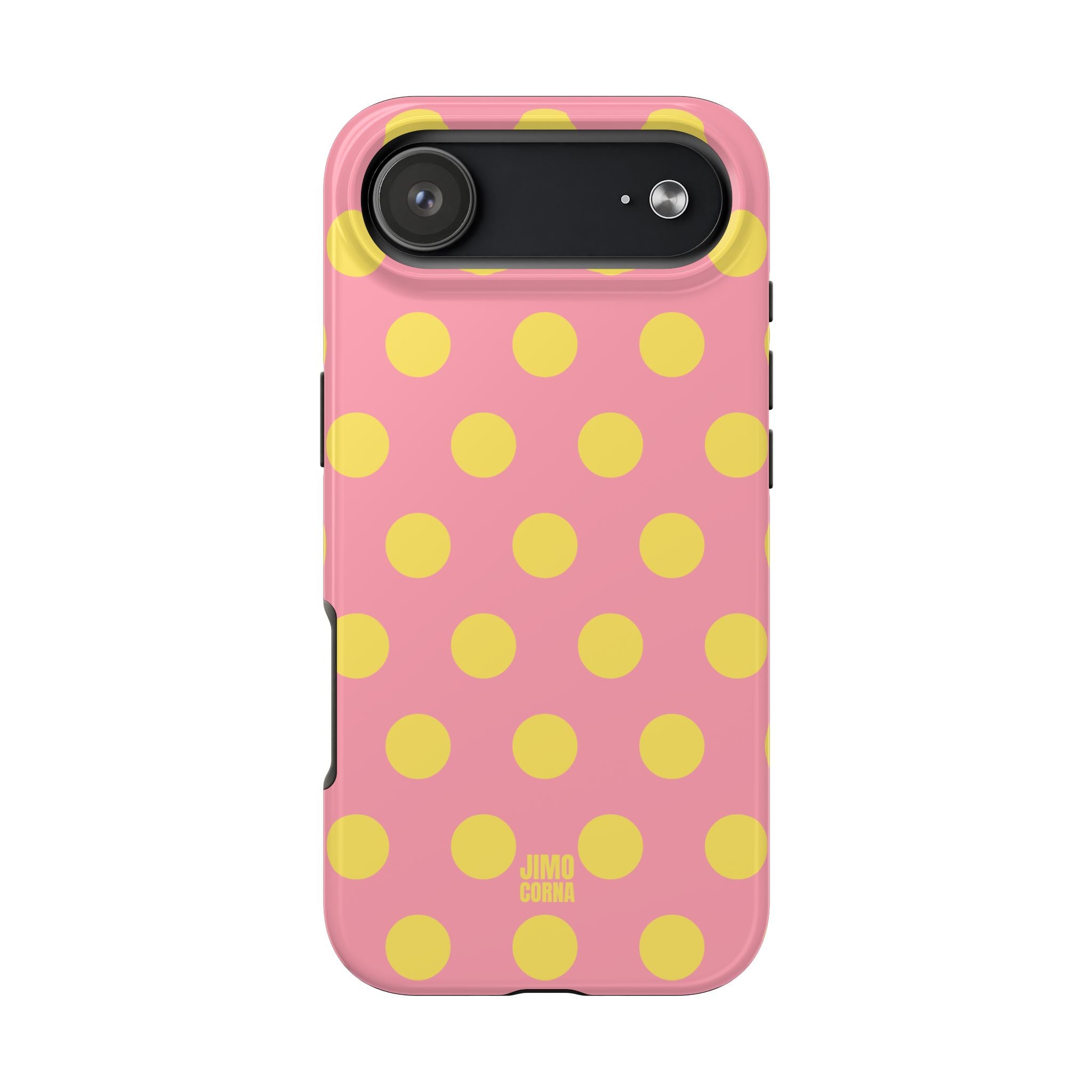 Big Polka Dot | Pink and Yellow