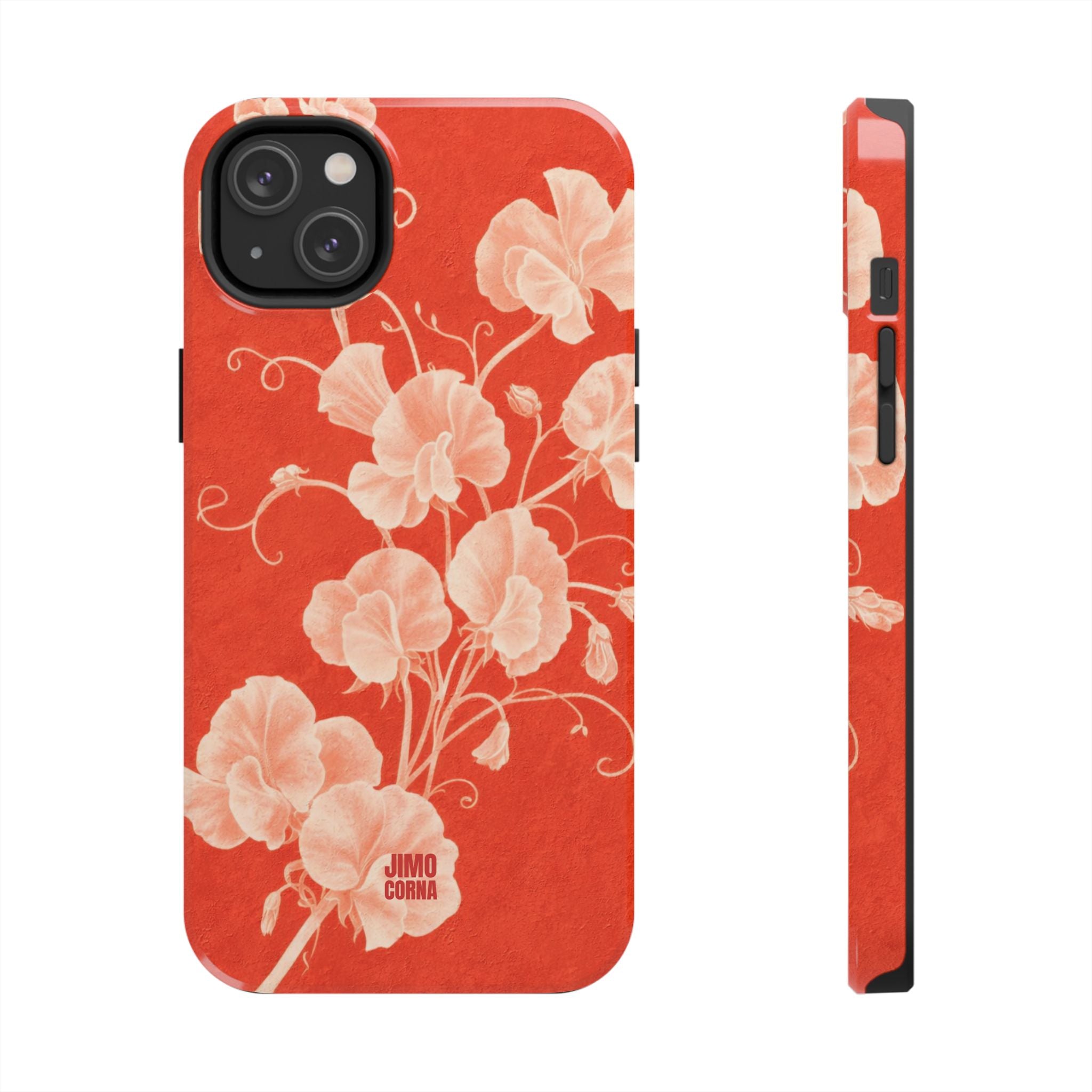 Red Flora iPhone Case