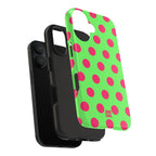 Big Polka Dot | Green and Pink