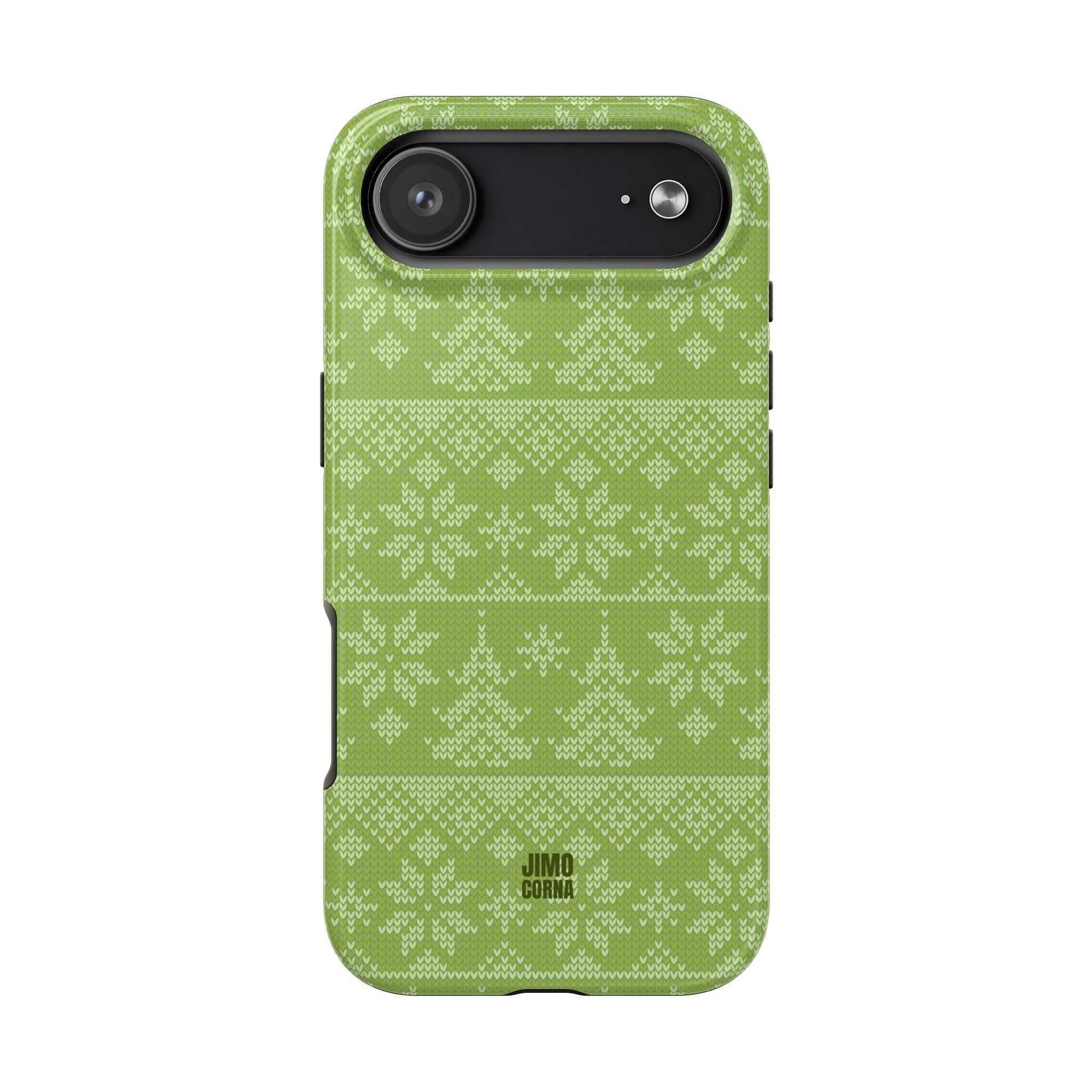 Holiday Knit | Green iPhone Case