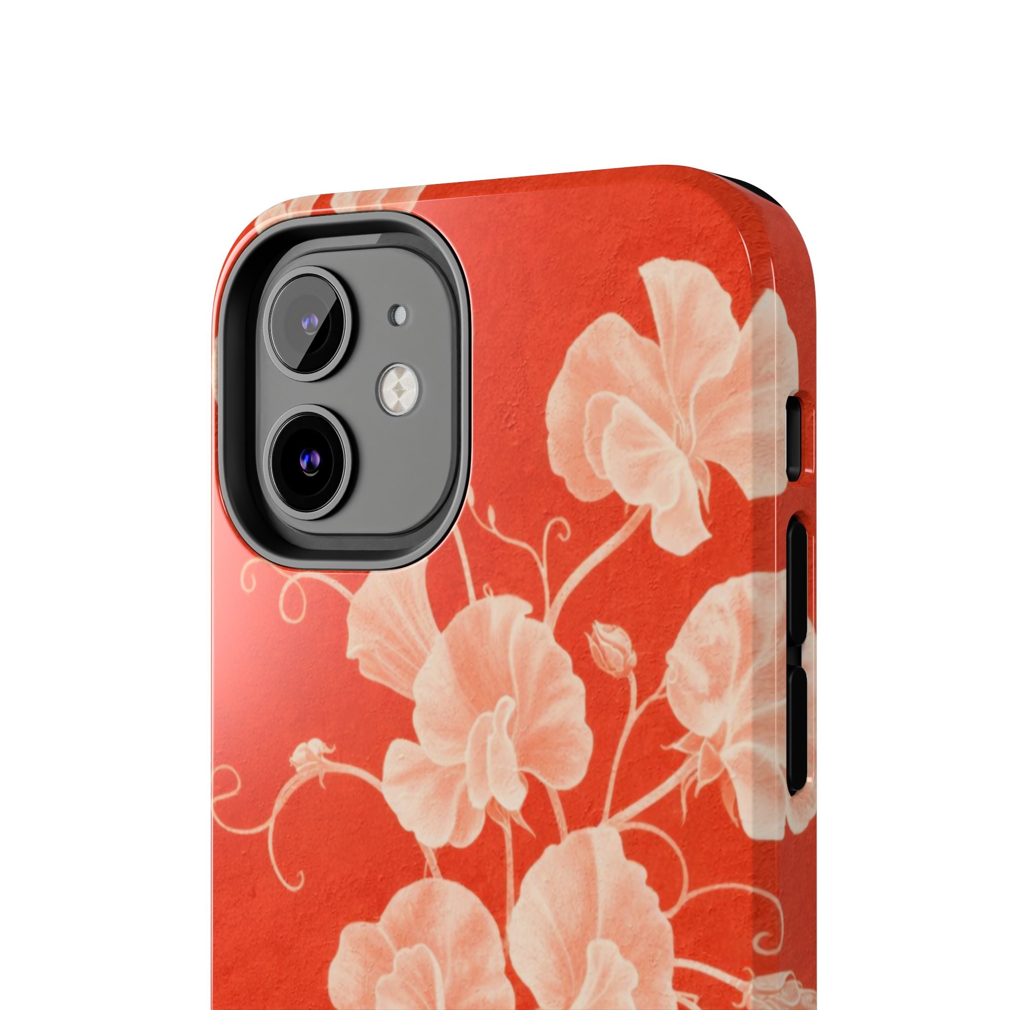 Red Flora iPhone Case