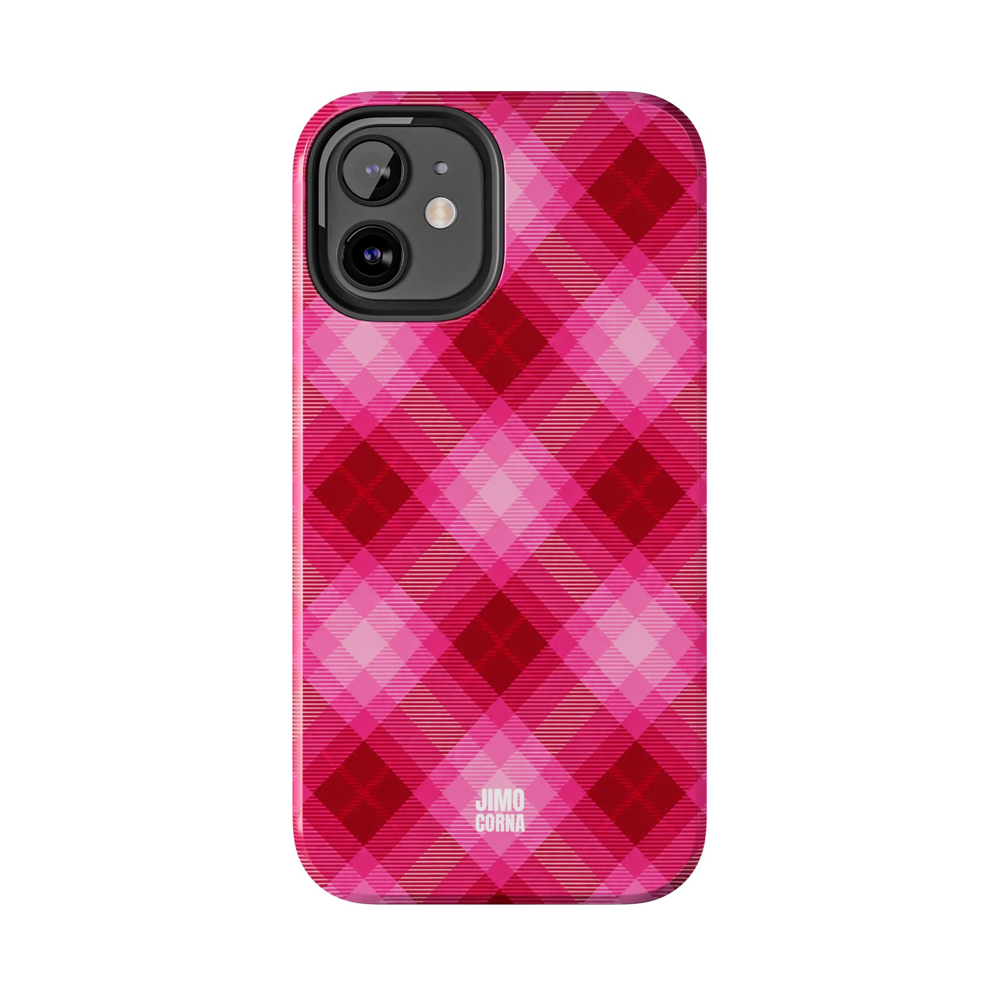 Pink Picnic Plaid iPhone Case