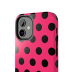 Big Polka Dot | Hot Pink and Black