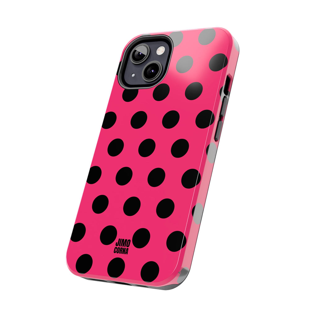 Big Polka Dot | Hot Pink and Black