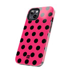 Big Polka Dot | Hot Pink and Black