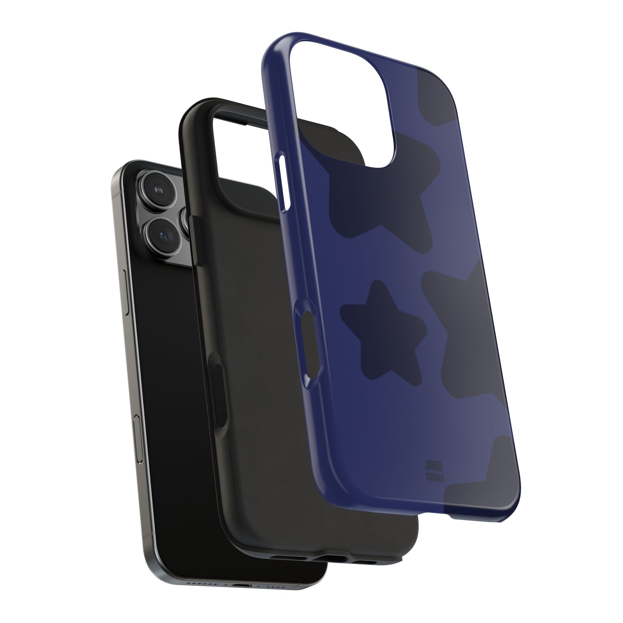 Navy Blue Bold Stars