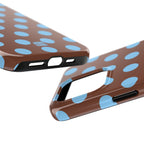 Big Polka Dot | Brown and Blue