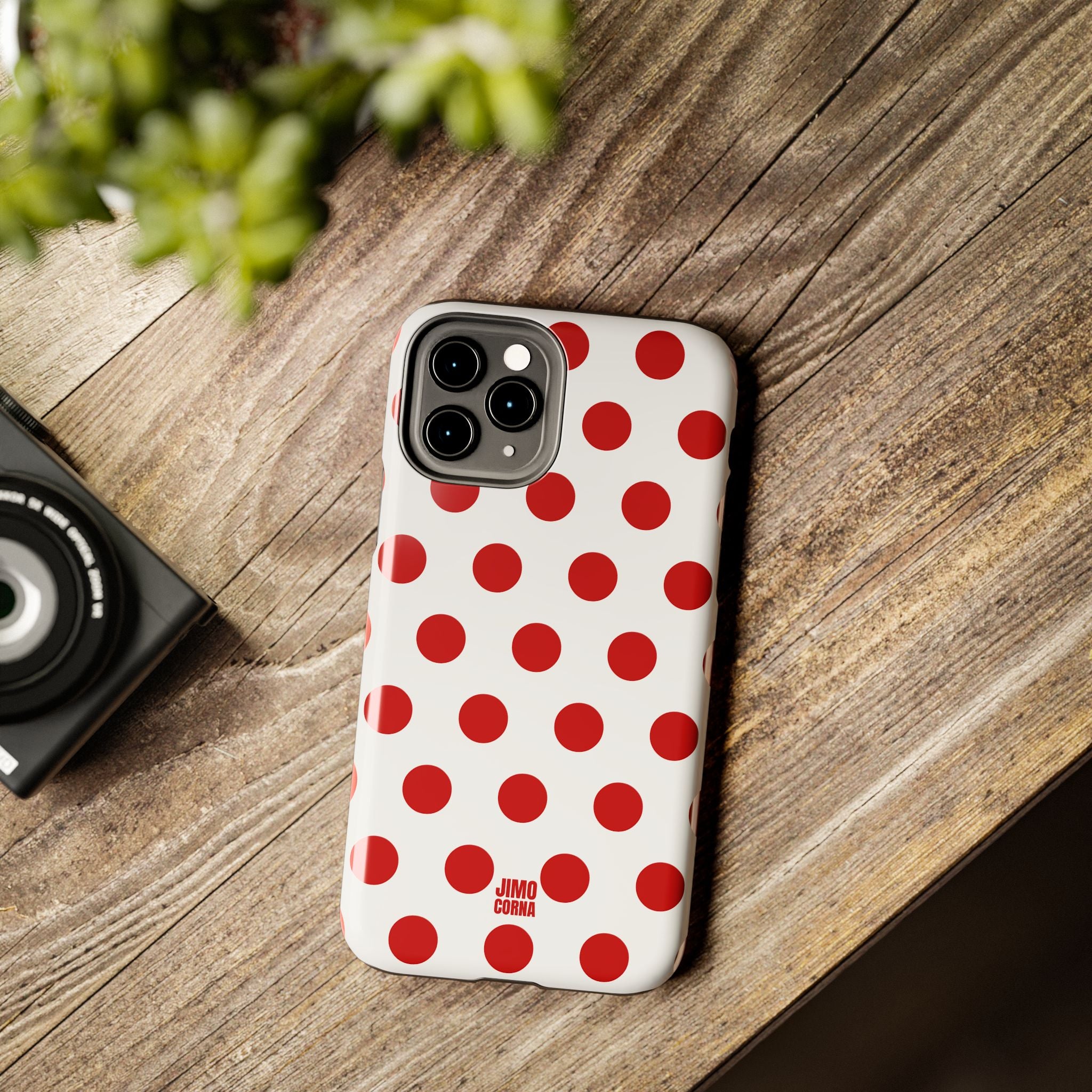 Big Polka Dot | White and Red